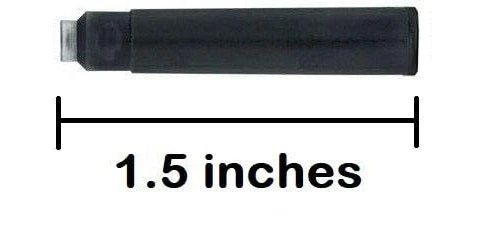 24 Standard International Short Fountain Pen Ink Cartridges, Turquoise 2 24 Standard International Short Fountain Pen Ink Cartridges, Turquoise - Image 2