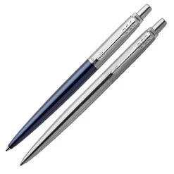 Elegant Pen Cheap Store 9 Parker® Parker Jotter Ballpoint Pen Set, Royal Blue & Stainless Steel, 2 Pack