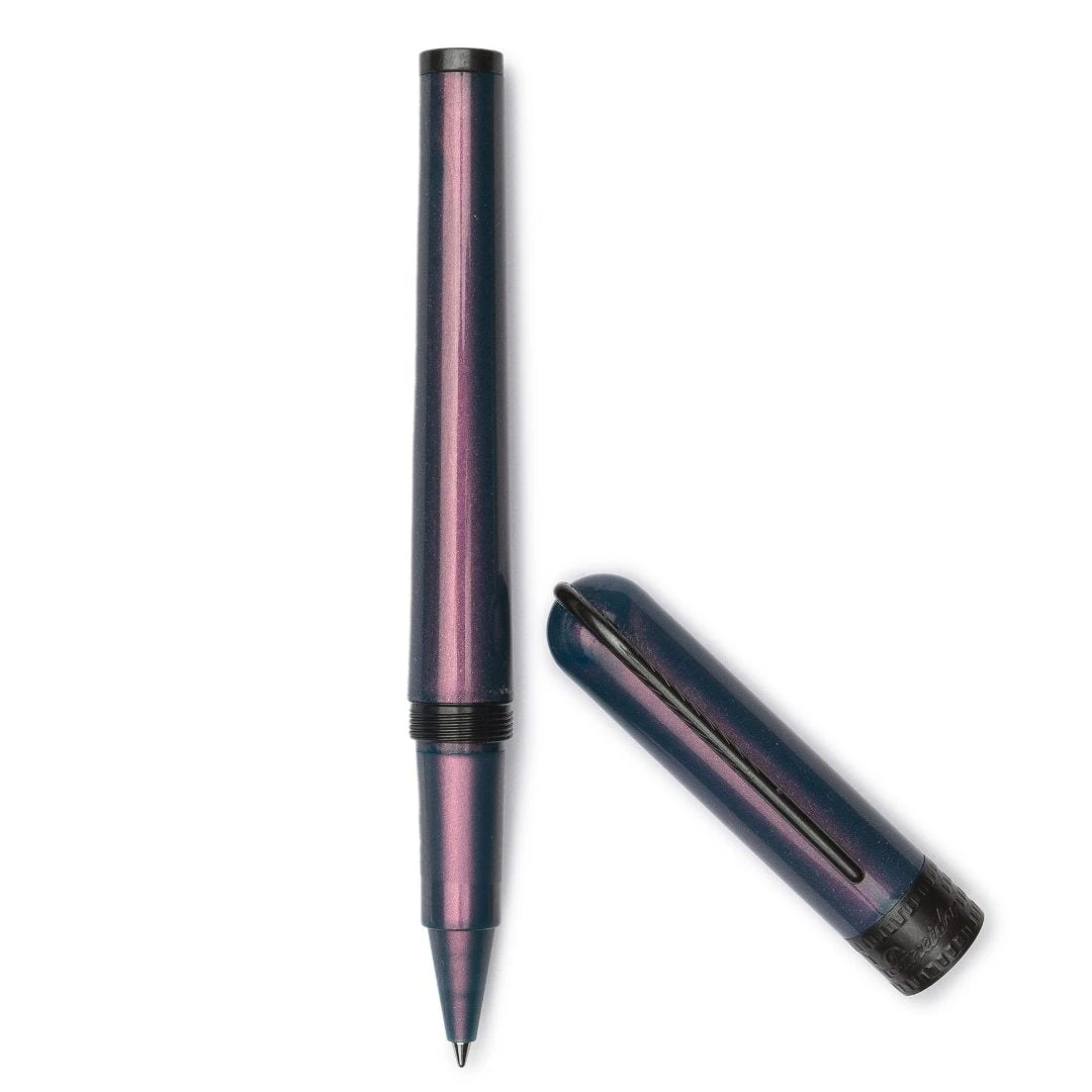 Pineider Metropolis Rollerball Pen, Blue 1 Pineider Metropolis Rollerball Pen, Blue