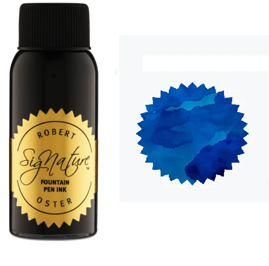 Robert Oster Fountain Pen Ink Bottle, 50ml, Blue Lagoon 1 Robert Oster Fountain Pen Ink Bottle, 50ml, Blue Lagoon