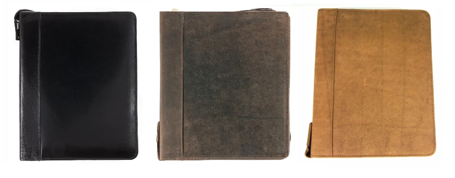 Girologio Zippered Leather Pen Case, 24 Pens 1 Girologio Zippered Leather Pen Case, 24 Pens