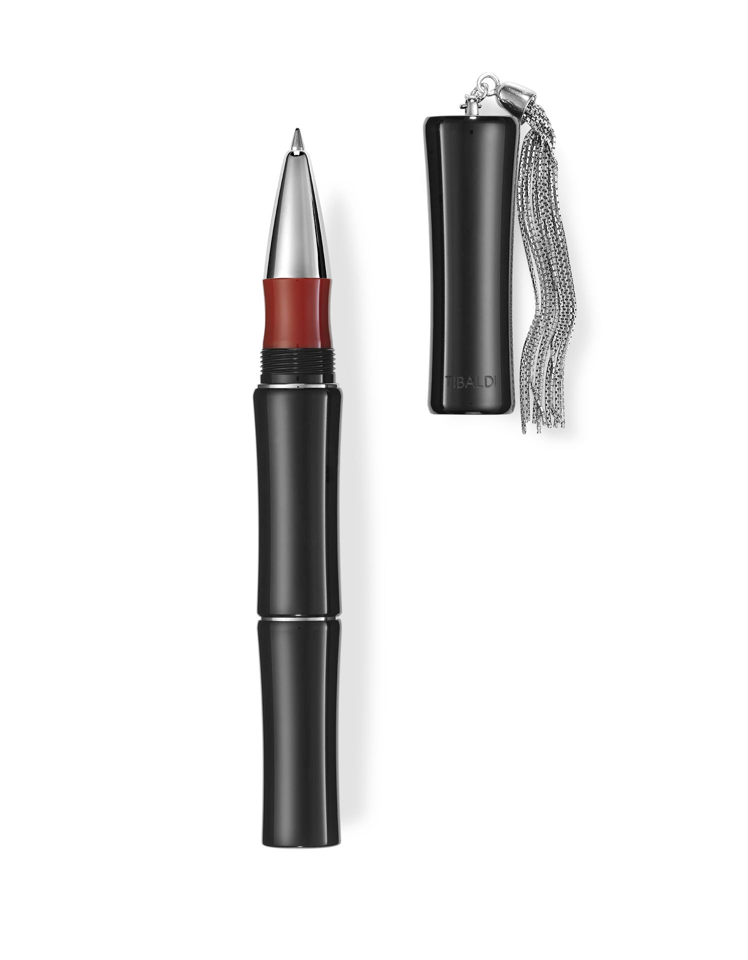 Tibaldi Bamboo Rich Black Resin Rollerball Pen 1 Tibaldi Bamboo Rich Black Resin Rollerball Pen