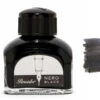 Pineider Fountain Pen Ink Bottle, 75ml Glass Bottle, Black