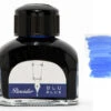 Pineider Fountain Pen Ink Bottle, 75ml Glass Bottle, Blue