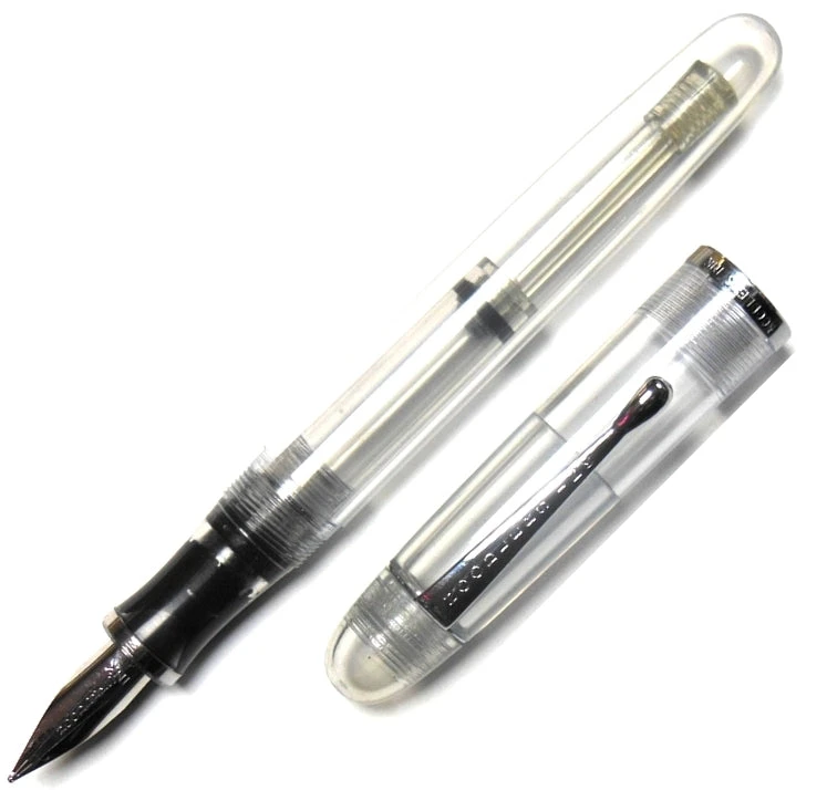 Noodlers Triple Tail Fountain Pen, Clear Demonstrator 1 Noodlers Triple Tail Fountain Pen, Clear Demonstrator