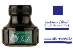 Monteverde 90ml Emotion Fountain Pen Ink Bottle, Confidence Blue