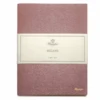 Pineider Notes Milano Leather Notebook, Lilac, Lined Ivory Paper