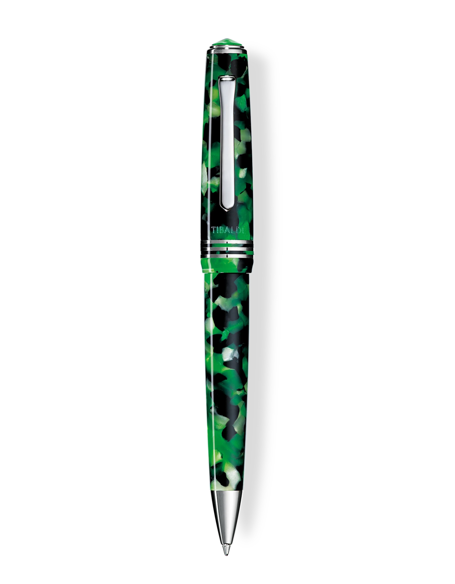 Tibaldi N60 Emerald Green Resin Ballpoint Pen 1 Tibaldi N60 Emerald Green Resin Ballpoint Pen