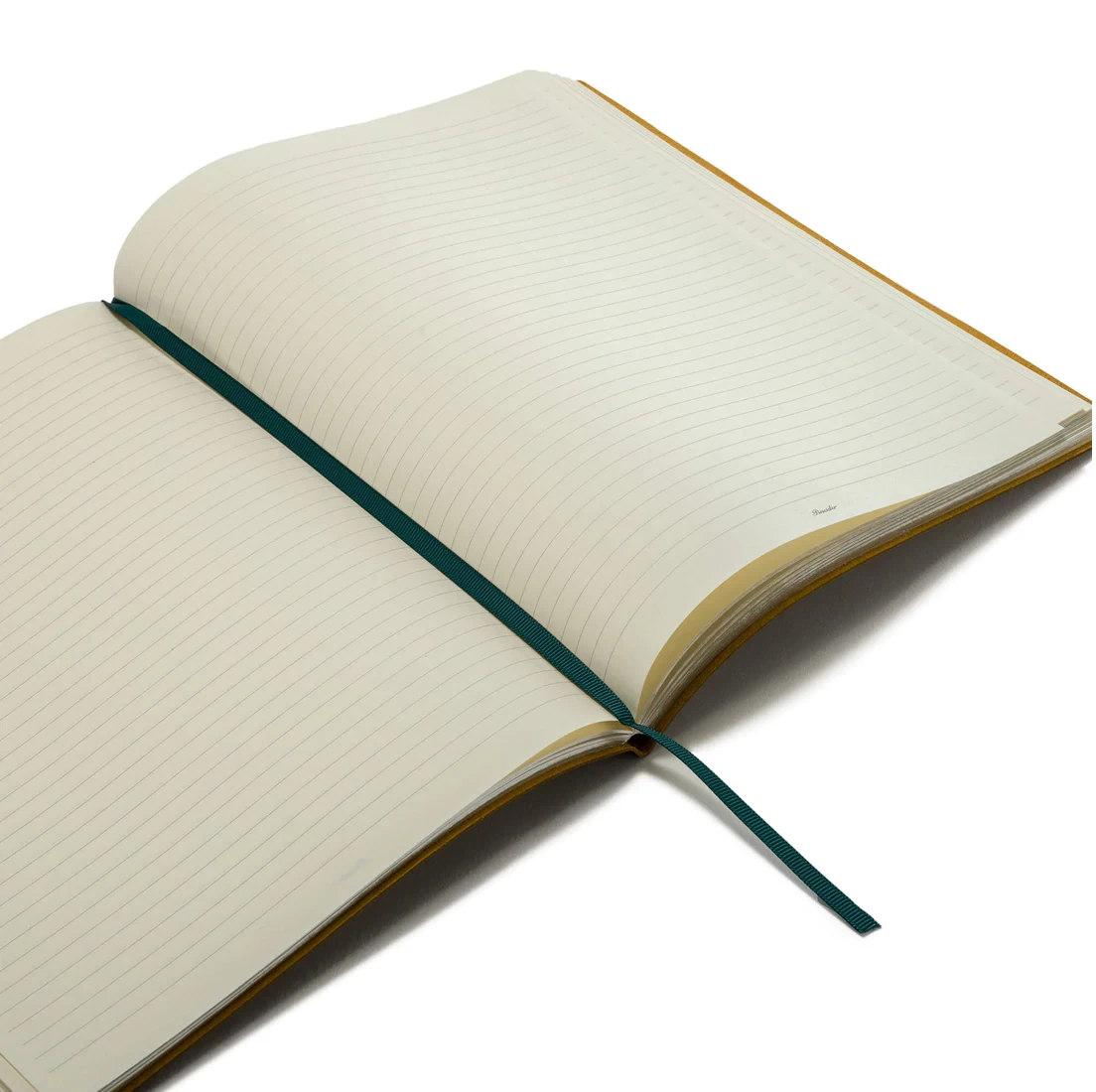 Pineider Notes Milano Leather Notebook, Pure White, Lined Ivory Paper 2 Pineider Notes Milano Leather Notebook, Pure White, Lined Ivory Paper - Image 2