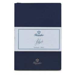 Pineider Blues Notebook, A5, 192 Blank Pages, 55gr Paper, Dark Blue