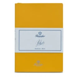 Pineider Blues Notebook, A5, 192 Blank Pages, 55gr Paper, Yellow