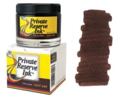 Private Reserve Fountain Pen Ink Bottle, 60ml, Chocolat Fast Dry