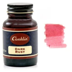 Conklin Classic Fountain Pen Ink Bottle, Dark Rust, 60ml Glass Bottle