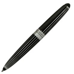 Diplomat Aero Stripes Black Ballpoint Pen, Schmidt Easy Flow 9000 Ink