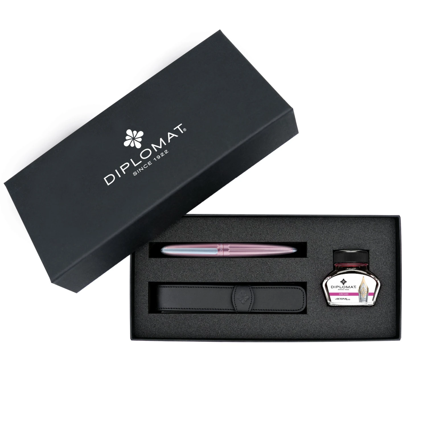 Diplomat Aero Fountain Pen Gift Set, Rose 1 Diplomat Aero Fountain Pen Gift Set, Rose