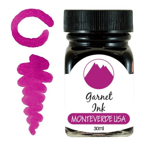 Monteverde 30ml Fountain Pen Ink Bottle, Gemstone, Garnet 1 Monteverde 30ml Fountain Pen Ink Bottle, Gemstone, Garnet