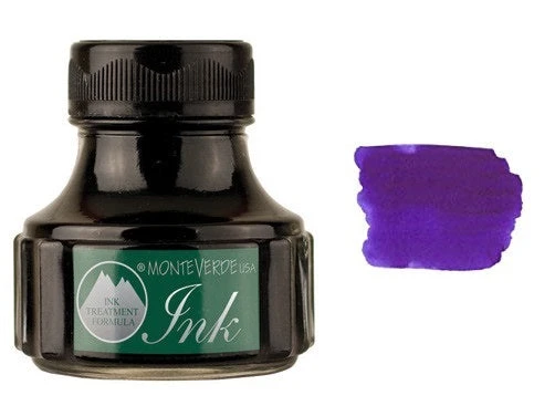 Monteverde 90ml Gemstone Fountain Pen Ink Bottle, Tanzanite 1 Monteverde 90ml Gemstone Fountain Pen Ink Bottle, Tanzanite