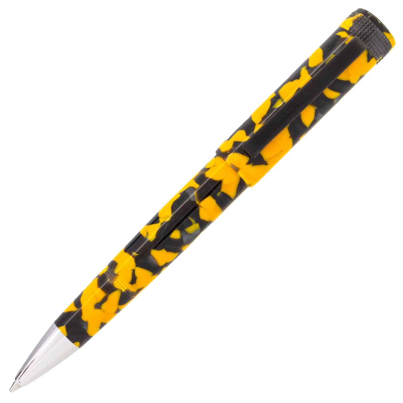 Tibaldi Perfecta LP Vinyl Yellow Ballpoint Pen 1 Tibaldi Perfecta LP Vinyl Yellow Ballpoint Pen