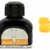 Pineider Fountain Pen Ink Bottle, 75ml Glass Bottle, Yellow Gold