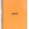 Rhodia Classic Meeting Book, Orange, Lined, 6 ½ X 8 ¼