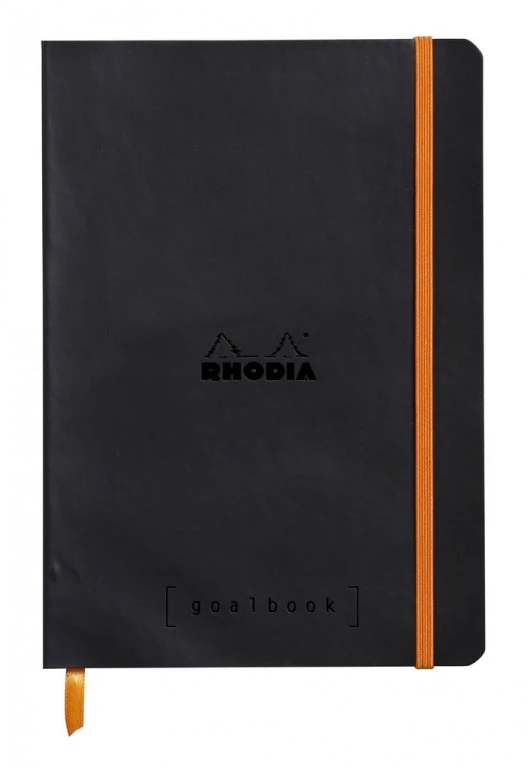 Rhodia Goalbook Journal, Dot Grid Paper, A5 Size, Black 1 Rhodia Goalbook Journal, Dot Grid Paper, A5 Size, Black
