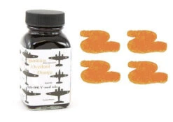 Noodlers Fountain Pen Ink Bottle - VMail Operation Overlord Orange