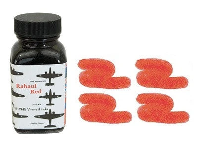 Noodlers Fountain Pen Ink Bottle - VMail Rabaul Red 1 Noodlers Fountain Pen Ink Bottle - VMail Rabaul Red